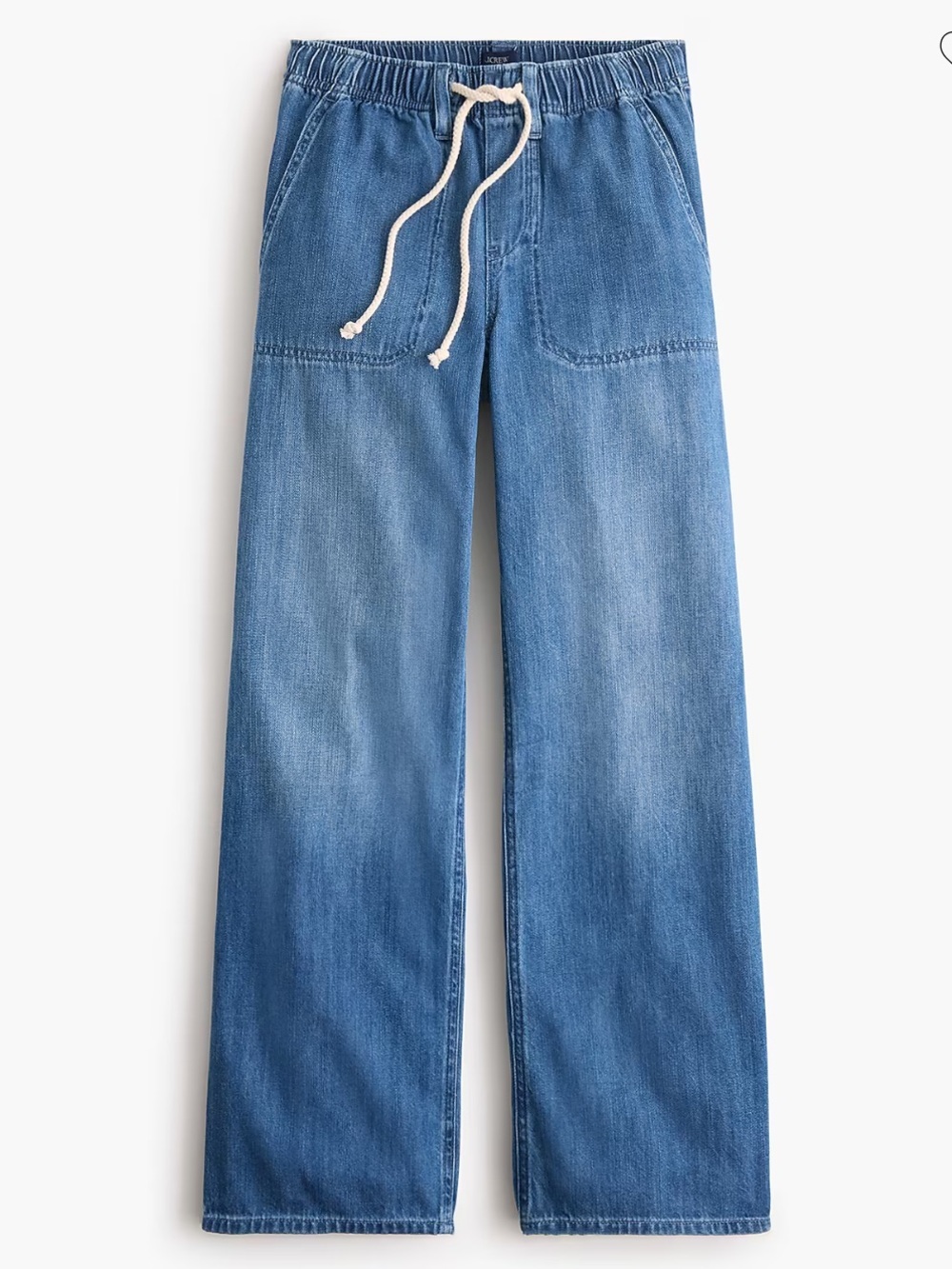 J crew soft marine wash Light-feel drawstring jean